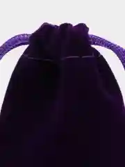Фиолетовый мешочек джутовый, подарочный
