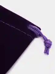 Фиолетовый мешочек джутовый, подарочный