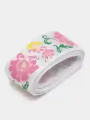 Розовый лента репсовая, с рисунком