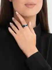 Синий кольцо антистресс