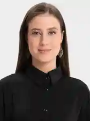 Золотой серьги "Листья"