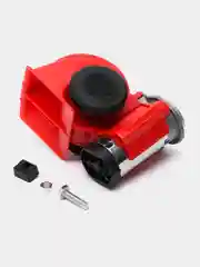 Красный автомобильный звуковой сигнал, компрессорный