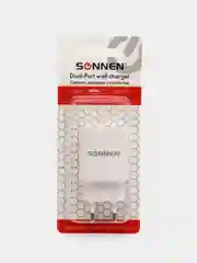 Зарядное устройство быстрое сетевое (220В) Sonnen, порты Usb+type-c, Qc 3.0, 3 А, 455505