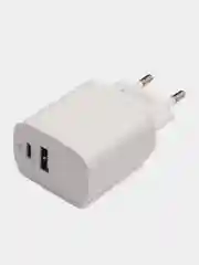 Зарядное устройство быстрое сетевое (220В) Sonnen, порты Usb+type-c, Qc 3.0, 3 А, 455505