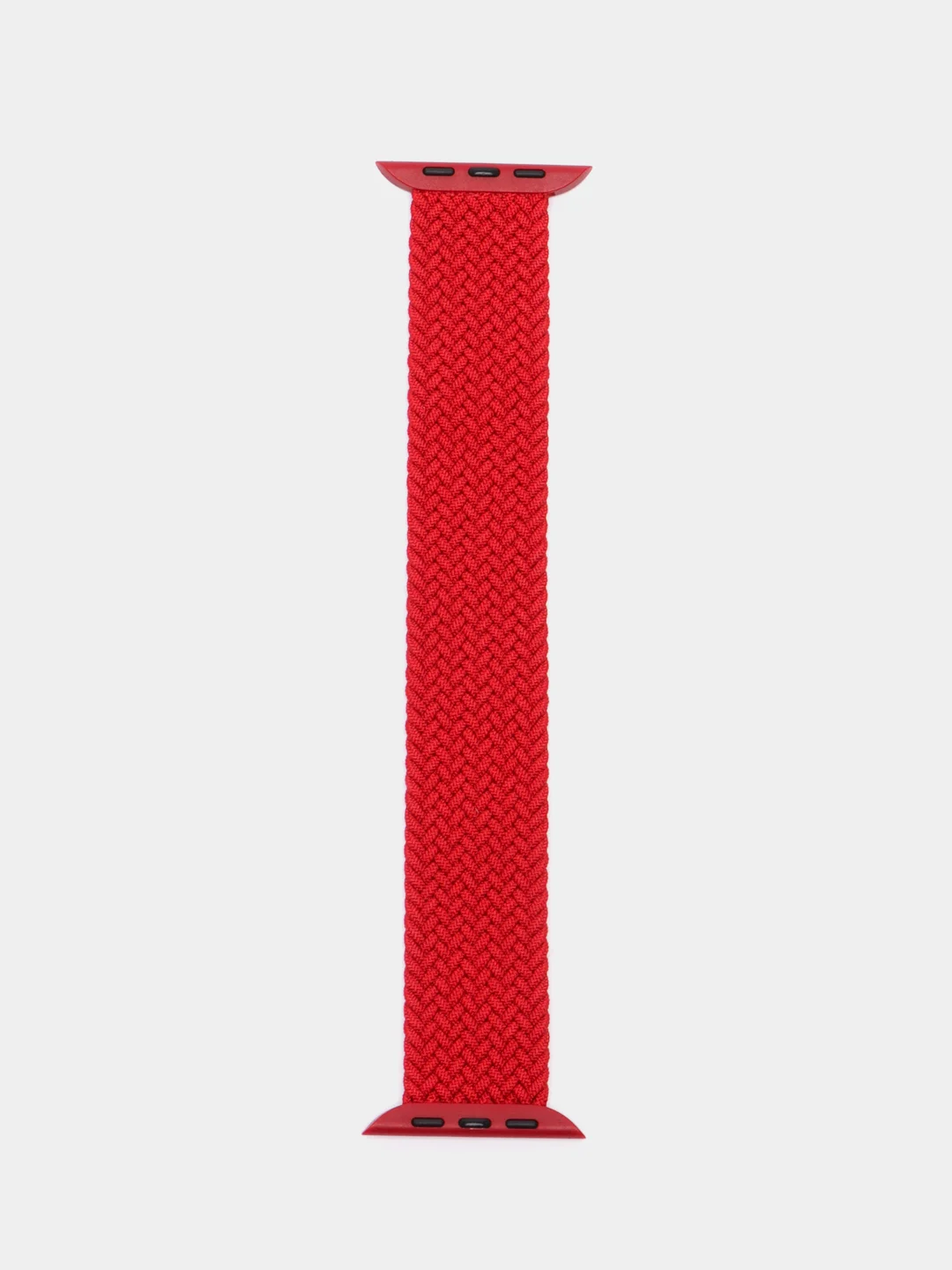 Красный ремешок-монобраслет для Apple Watch, плетеный, нейлоновый
