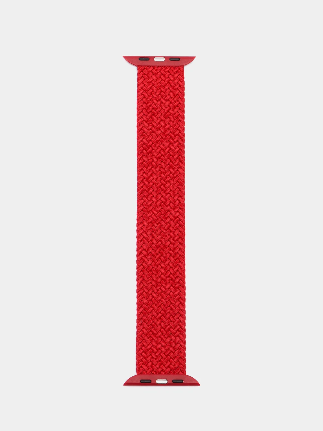 Красный ремешок-монобраслет для Apple Watch, плетеный, нейлоновый