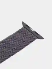 Серый ремешок-монобраслет для Apple Watch, плетеный, нейлоновый