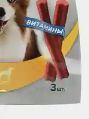 Лакомство с витаминами для щенков и собак от 10 до 25 кг, Triol Dental Norm, 3 шт