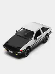 Белый металлическая машина Toyota Sprinter Trueno, 1:24, со звуком, 20 см