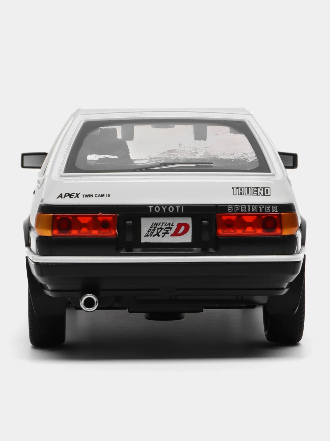 Белый металлическая машина Toyota Sprinter Trueno, 1:24, со звуком, 20 см