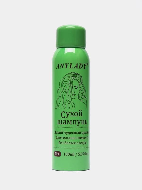 Сухой шампунь для волос Anylady, 24 часа без белых пятен