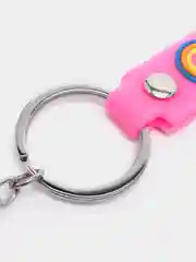 Голубой брелок с героями мультфильмов / брелок для ключей / брелок для рюкзака маленький