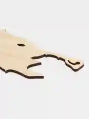 Многослойная деревянная раскраска, 3D раскраска из дерева "Доберман"