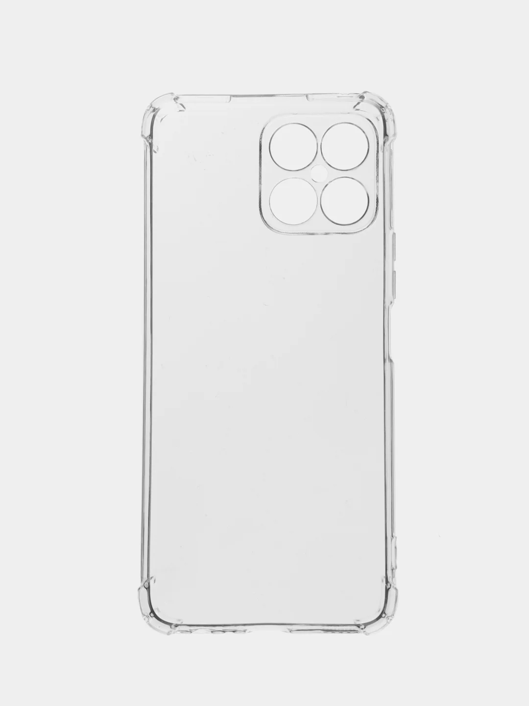 Прозрачный чехол Huawei Honor X8 4G (Хуавей Хонор Х8 4Г), прозрачный, силиконовый, противоударный
