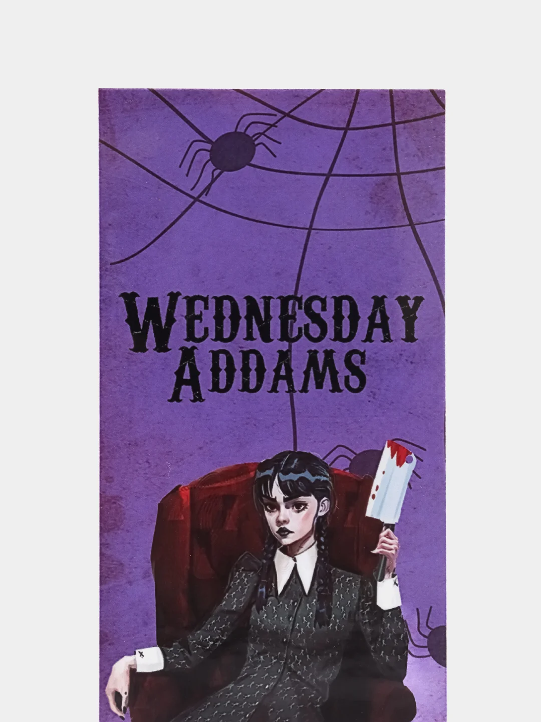 Аметистовый набор .Закладка для книг и учебников Wednesday Addams