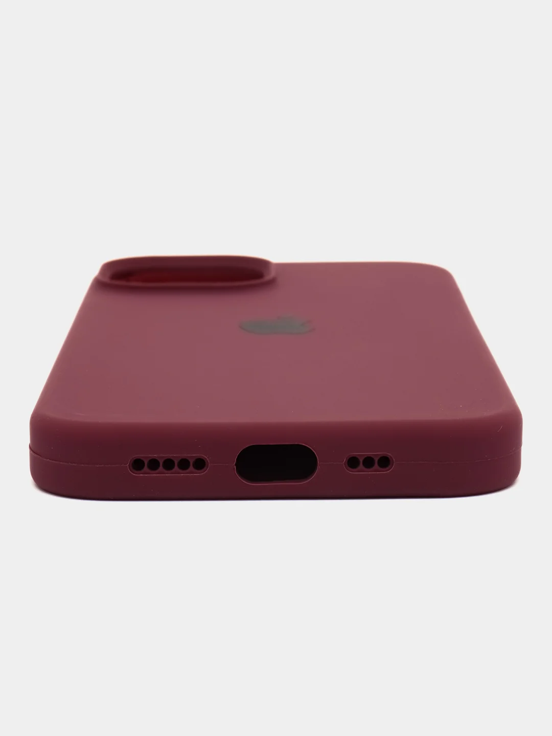 Бордовый чехол iPhone, Айфон 11, 13, 14, 15, Про Макс, Pro Max, силиконовый Silicone Case