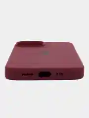 Бордовый чехол iPhone, Айфон 11, 13, 14, 15, Про Макс, Pro Max, силиконовый Silicone Case