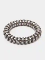 Серебряный резинки спирали, металлические оттенки