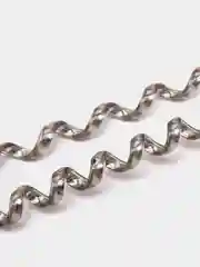 Серебряный резинки спирали, металлические оттенки