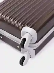 Шоколадный чемодан на колесах, дорожный, пластиковый, с кодовым замком