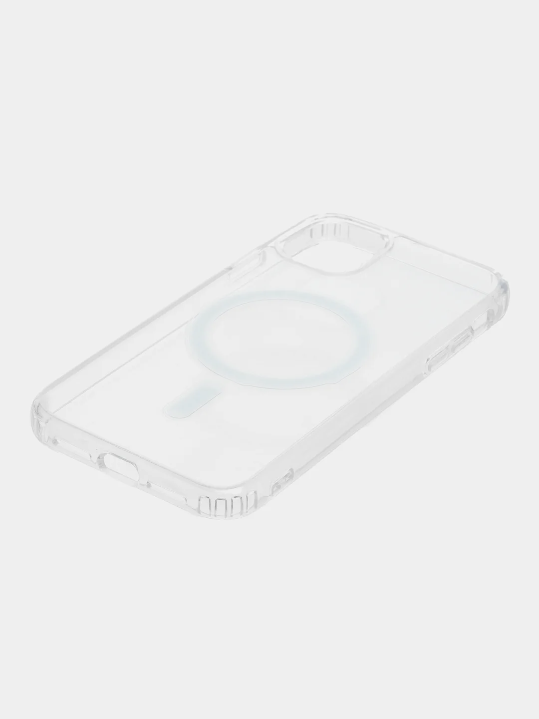 Прозрачный чехол MagSafe для iPhone (Айфон) 11, 12, 13, 14, Pro, Pro Max, Plus, силиконовый