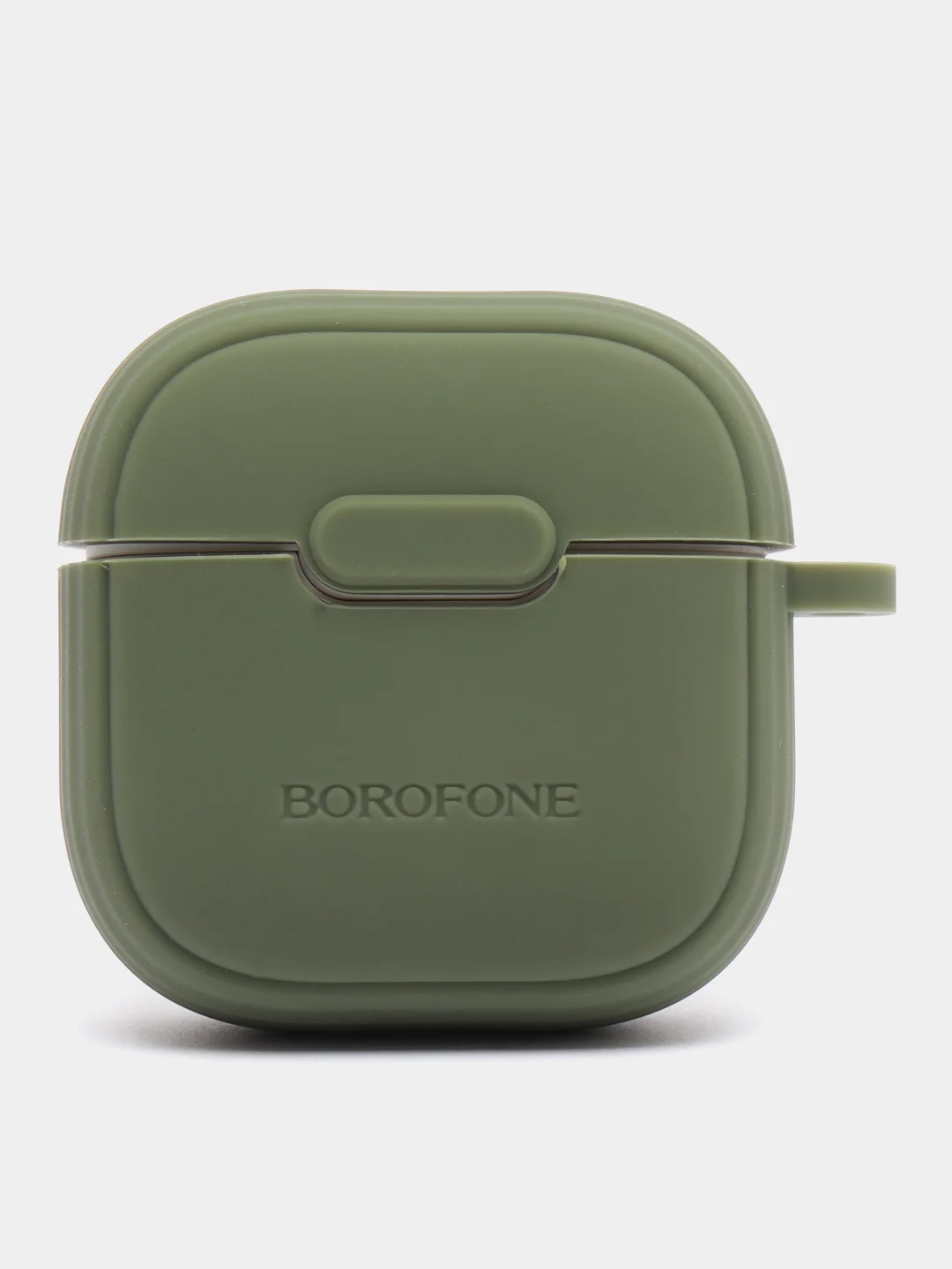 Тёмно-зелёный наушники беспроводные Borofone BW29, Bluetooth, с микрофоном, чехол в комплекте