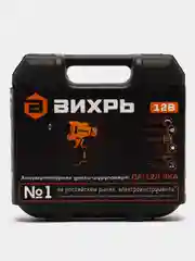 Аккумуляторная дрель-шуруповерт Вихрь ДА-12Л-2КА, в кейсе, 72/14/26