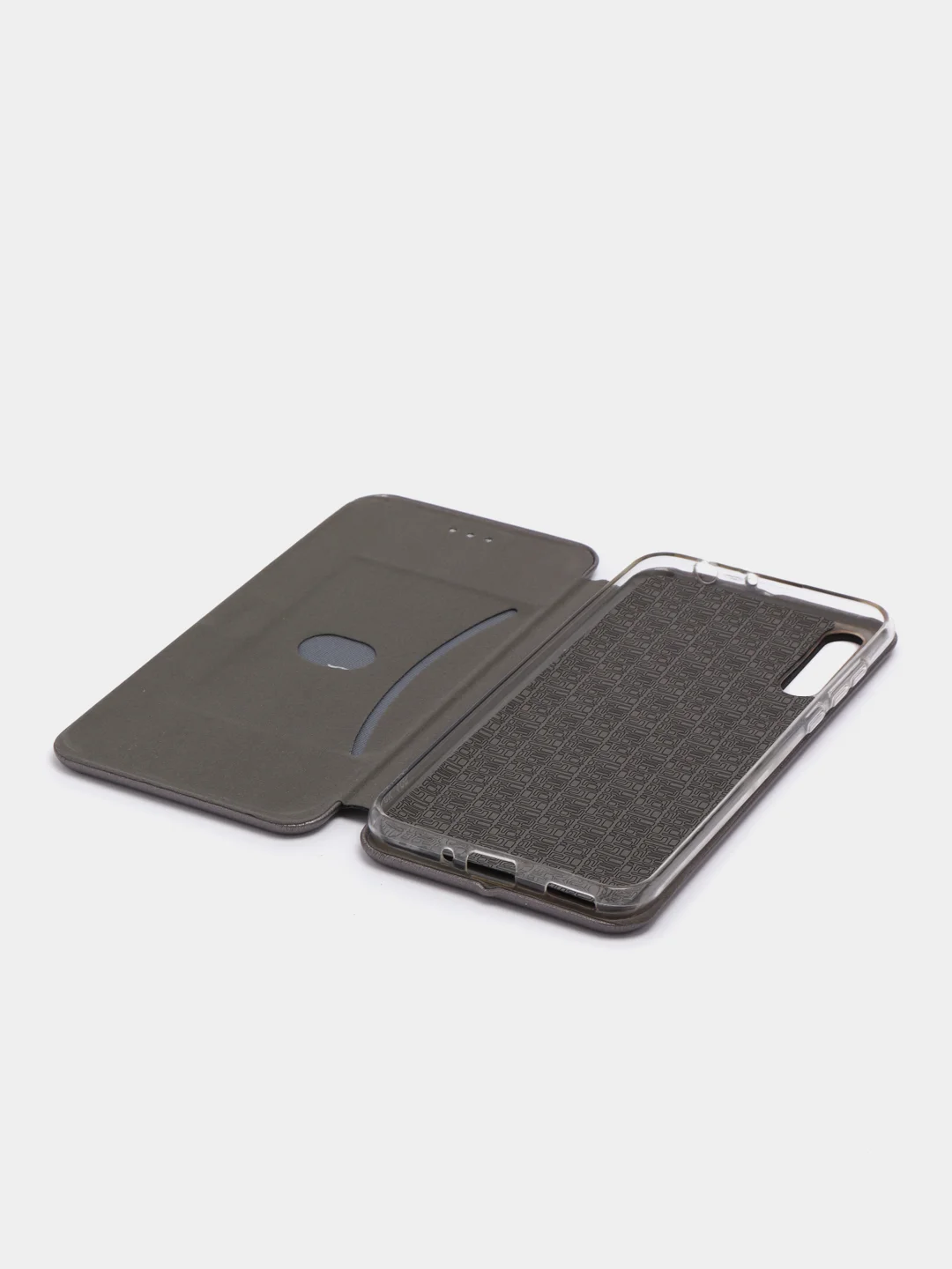 Серебряный чехол Book Case для Huawei Y8p