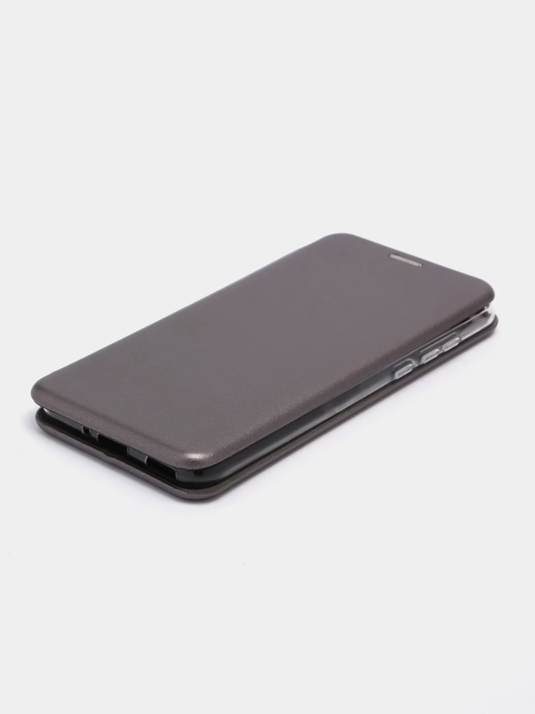 Серебряный чехол Book Case для Huawei Y8p