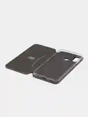 Серебряный чехол Book Case для Huawei Honor 9X Lite