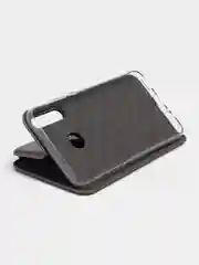 Серебряный чехол Book Case для Huawei Honor 9C / P40 Lite E