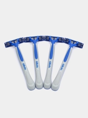Станки Gillete Blue3 Simple с 3 лезвиями, одноразовые, фиксированная головка, 4 штуки
