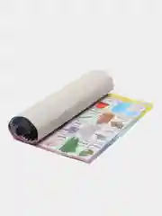 Манго плакат "Английский язык", с переводом и транскрипцией, цвета, предлоги, времена года, тело
