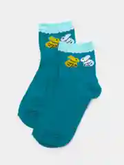 Бирюзовый детские носки Spkaeyae KY