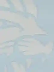 Белый наклейка на автомобиль "Лев"