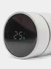 Белый термос термокружка с LED дисплеем и датчиком температуры