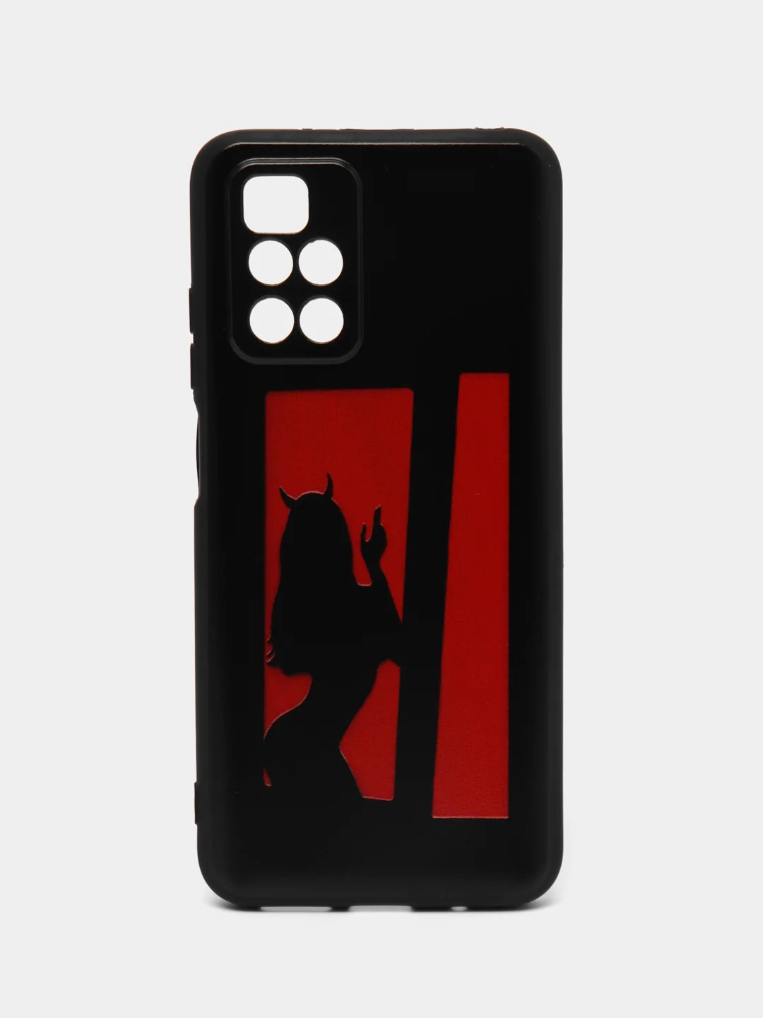 Рыжий силиконовый чехол для Xiaomi Redmi 10 2022, с принтом, с рисунком (Сяоми Редми 10)