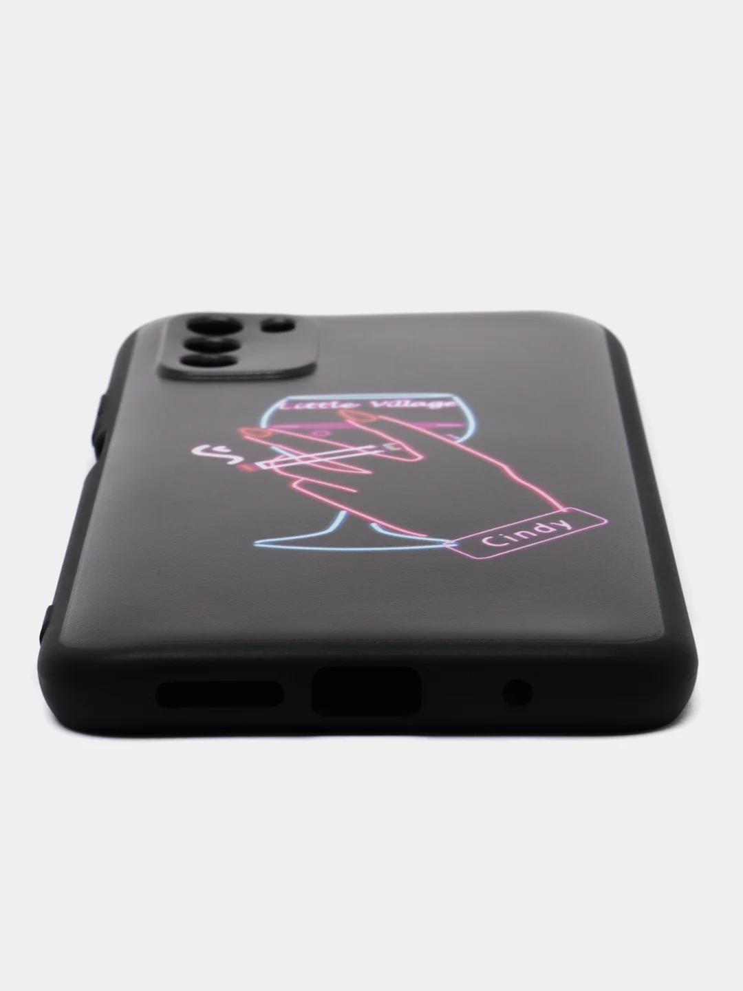 Голубой чехол силиконовый для Xiaomi POCO M3 (Сяоми Поко М3), с принтом, с рисунком