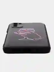 Голубой чехол силиконовый для Xiaomi POCO M3 (Сяоми Поко М3), с принтом, с рисунком