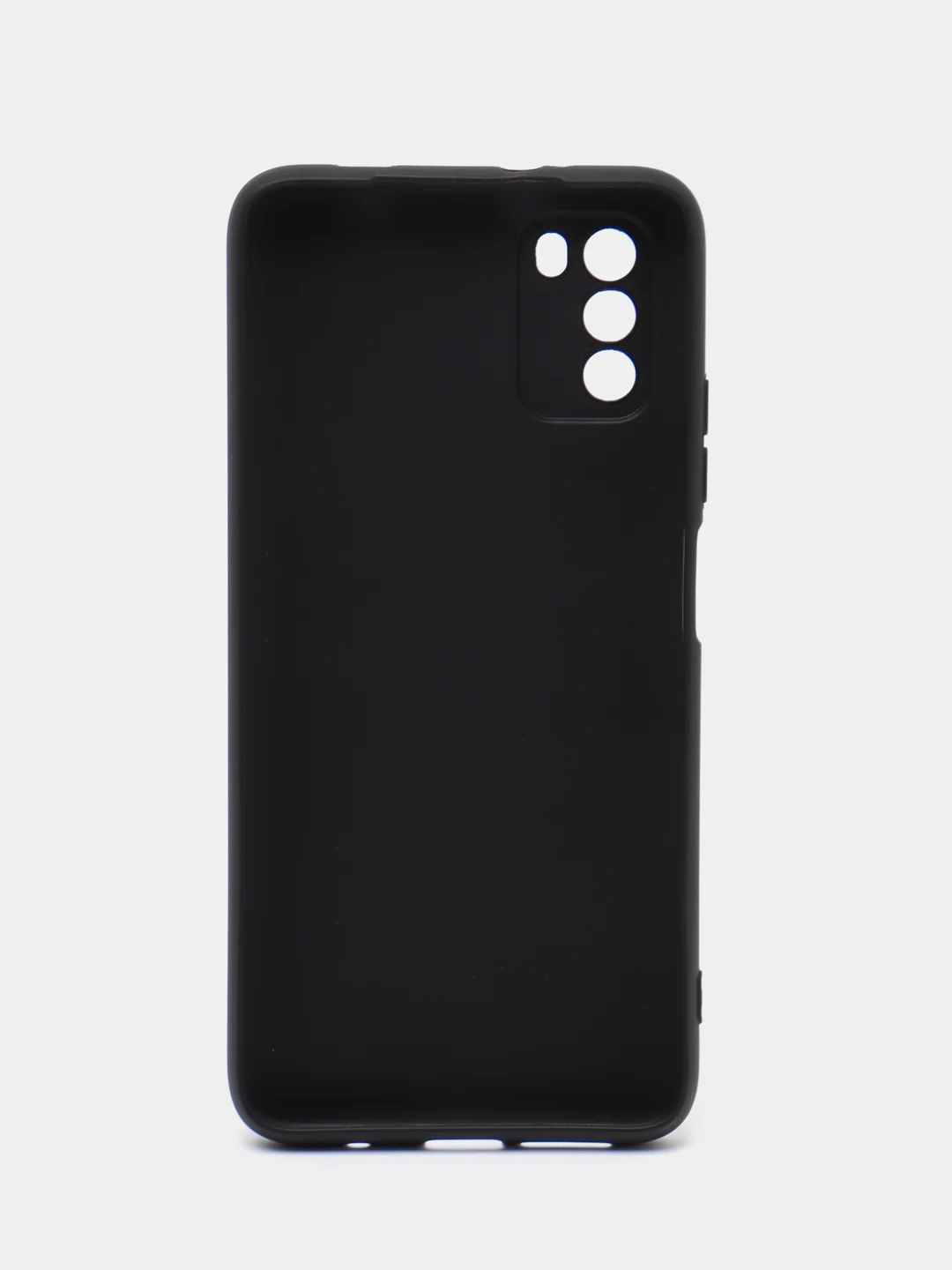 Голубой чехол силиконовый для Xiaomi POCO M3 (Сяоми Поко М3), с принтом, с рисунком