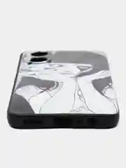 Белый силиконовый чехол для OPPO A17 / A17K, с принтом, с рисунком, Оппо А17 / 17К