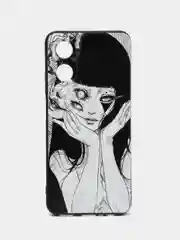 Белый силиконовый чехол для OPPO A17 / A17K, с принтом, с рисунком, Оппо А17 / 17К