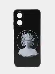 Карамельный силиконовый чехол для OPPO A17 / A17K, с принтом, с рисунком, Оппо А17 / 17К