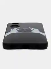 Пастельно-коралловый силиконовый чехол для OPPO A17 / A17K, с принтом, с рисунком, Оппо А17 / 17К