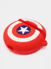 Коричневый чехол для кейса AirPods 2 Case, объемный, 3D, ударопрочный, силиконовый
