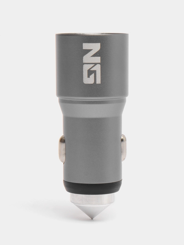 NG Устройство зарядное автомобильное, 2xUSB, 2,4А, 12/24В, металл