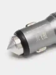 NG Устройство зарядное автомобильное, 2xUSB, 2,4А, 12/24В, металл