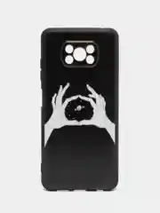 Пастельно-коралловый чехол для Xiaomi Poco X3 NFC X3 Pro X3, с принтом, с рисунком (Поко Х3 Про)