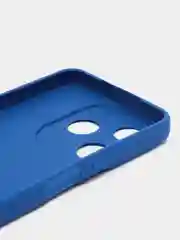 Синий силиконовый чехол для Tecno Spark 10 / Tecno Spark 10C,Техно спарк 10/10С,с защитой камеры