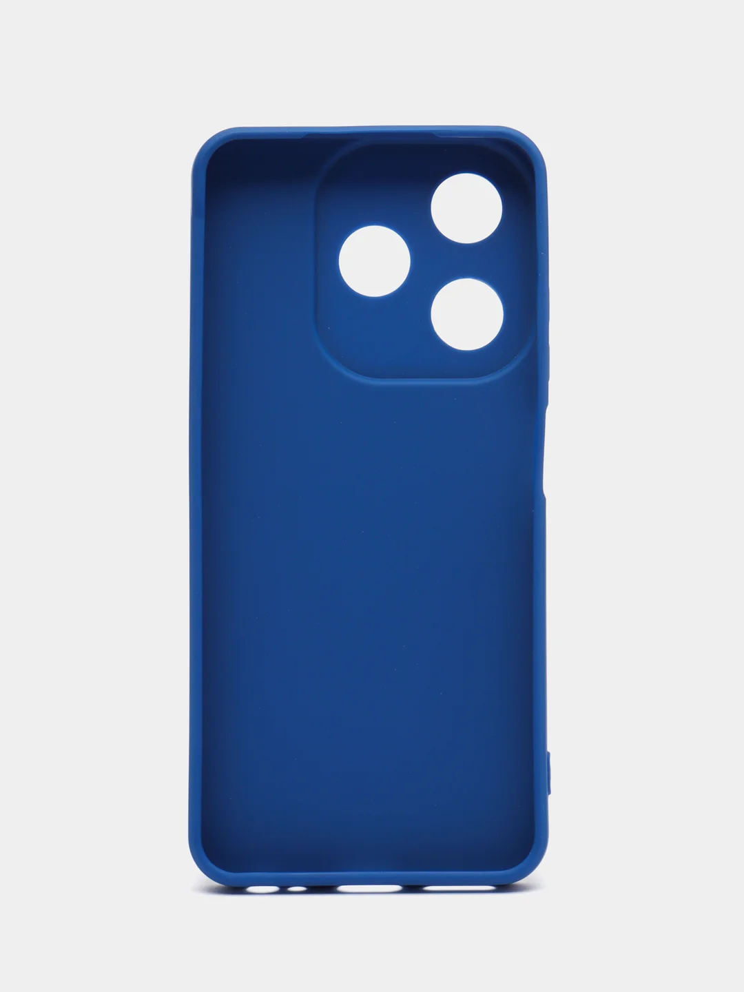 Синий силиконовый чехол для Tecno Spark 10 / Tecno Spark 10C,Техно спарк 10/10С,с защитой камеры